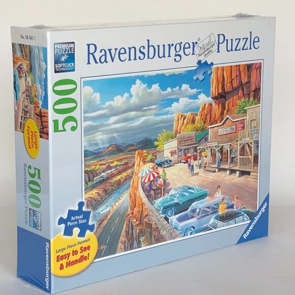 New sealed Ravensburger 500 pcs Large Format Puzzle-Scenic Overlook - Picture 11 of 15